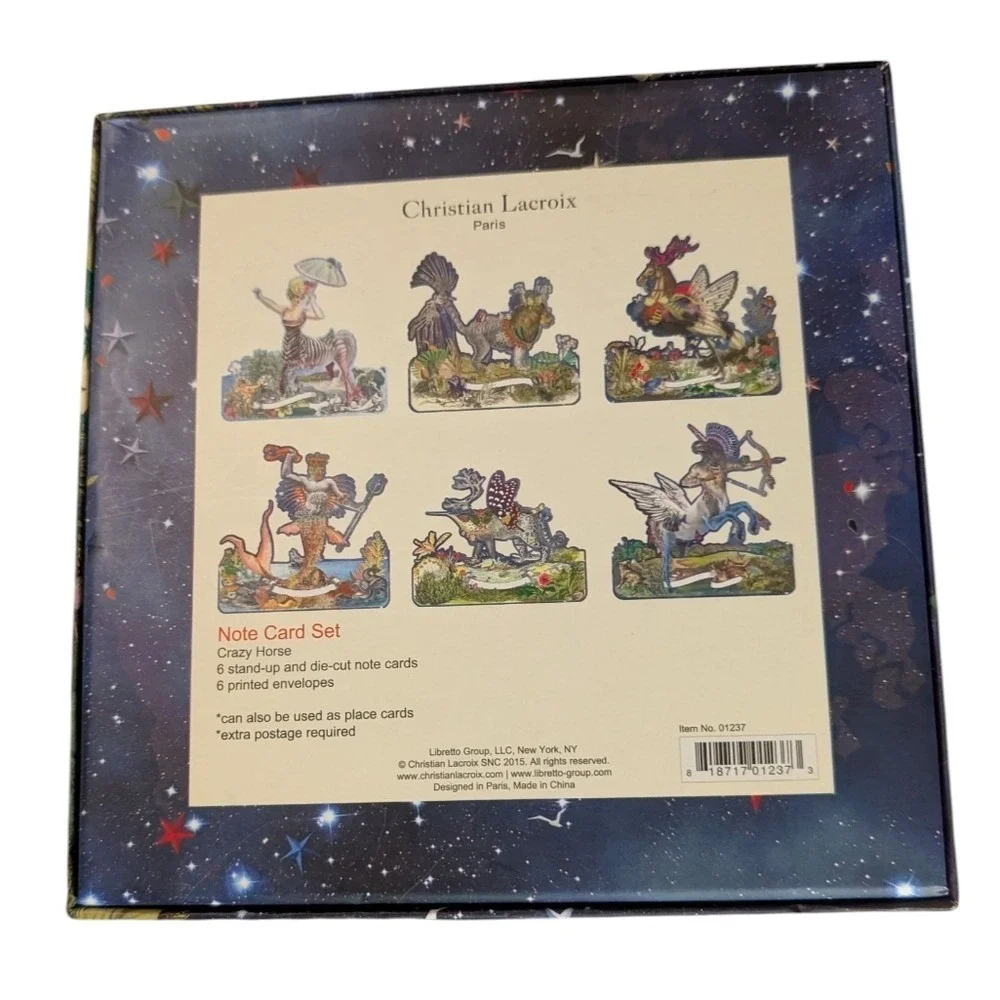Christian Lacroix Fantasy‎ Animal Note Card Box Set Y2K Incomplete Set